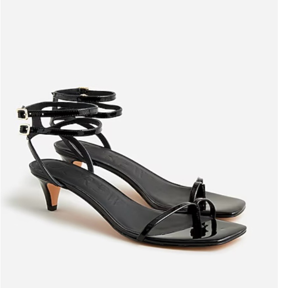 JCrew Zadie Double Ankle Strap Kitten Heels
